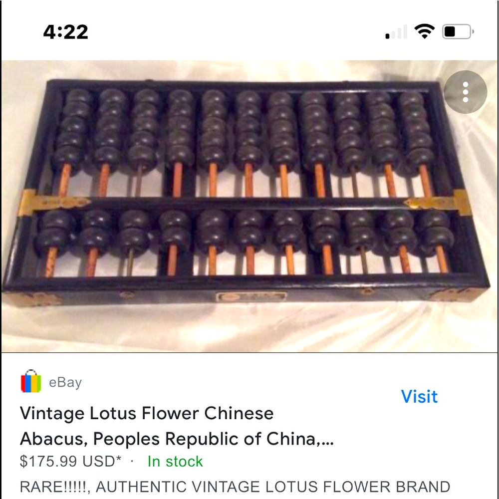 Black Rosewood Abacus